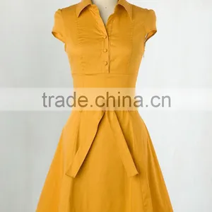 Soda Fountain Dress in Ginger thumbnail-1