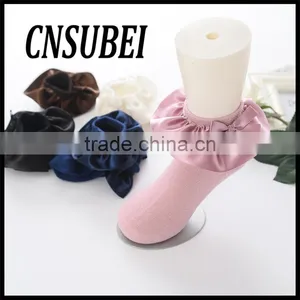 Designer Hot Sell Ribbon Lace Baby Socks thumbnail-3