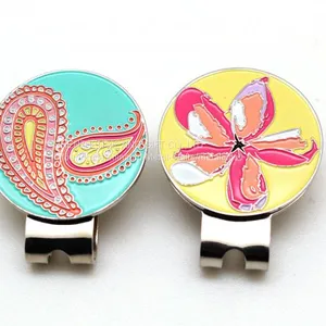 Custom Magnetic Golf Hat Clip With Ball Marker thumbnail-1
