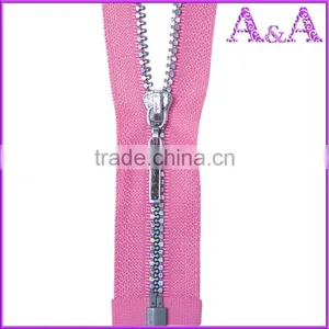 #5 Open End Auto Lock Colored Plastic Zipper With Paint Slider thumbnail-5