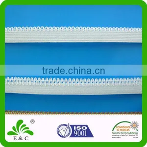 Top Quality Shiny Edge Knitted Picot Elastic Tape for Garment Accessories thumbnail-1