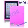 Pure Flexible Silicone Skin Case for IPad 3(Hot Pink) thumbnail-1