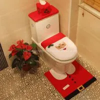 Sets Three-piece Toiletsets Three-piece Toilet Christmas Decoration Sets Three-piece ToiletDecoration Supplies thumbnail-1