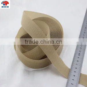 Beige Sew on Hook Loop Touch Tape 1" thumbnail-1