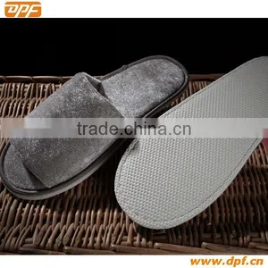 Hotel Guestroom Pen Toe Coral Velvet Slippers With Anti-slip Dots Soleo thumbnail-1