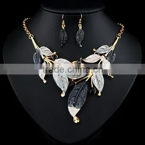 New Women Rhinestone Crystal Necklace Earring Wedding Bridal Jewelry Set thumbnail-3