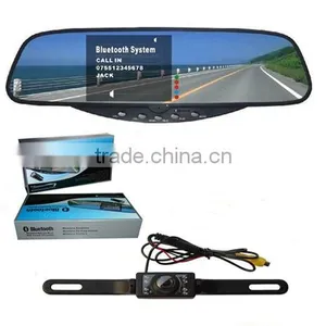 Bluetooth Handsfree Mirror Car Reverse Camera thumbnail-1