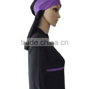 2016 Hot Sales Woman Ruffle Muslim Swimsuit Costume thumbnail-6
