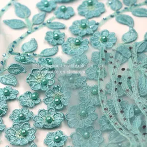 China Manufacturer Elegent Doilies Lace Fabric for Girl for Dress thumbnail-4