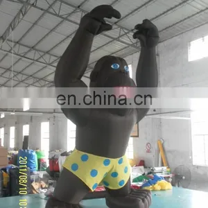 TOP Interesting Inflatable Animal Doll for Entertainment,funny Gorilla Toy of Advertisement thumbnail-5