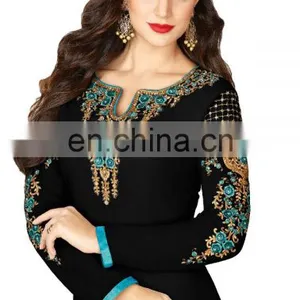 Women's Party Wear Georgette Salwar Kameez 2017 thumbnail-2