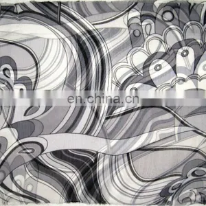 ANIMAL PRINT ZEBRA CHIFFONN SCARF thumbnail-1