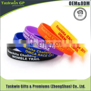 High Quality Arts and Crafts Rubber Gift Silicone Bracelet/silicone Wristband for Promotional Gift thumbnail-4