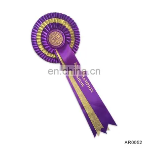Trimming 3 Tiered Horse Show Equestrian Award Ribbon thumbnail-6