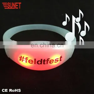 Hot New Products 2018 Plastic Soft Led Wristband Flashing Bracelets thumbnail-6