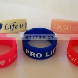 Cheap Custom Imprited Silicone Thumb Ring thumbnail-6
