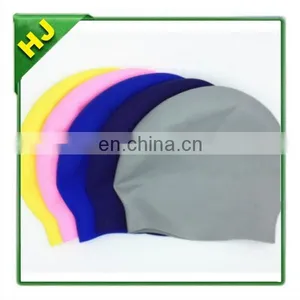 Seamless Round Silicone Swimming Cap thumbnail-2
