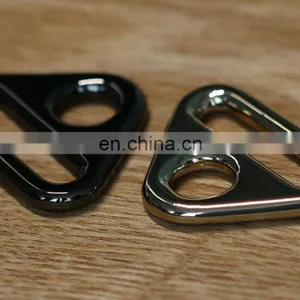 Hardware Suppliers Custom Metal Triangle Ring for Women Handbags thumbnail-1