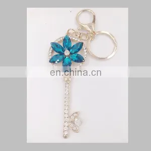 Fashion Creative New Product Crystal Key Chain Metal Key Chain Petal Key Chain thumbnail-1