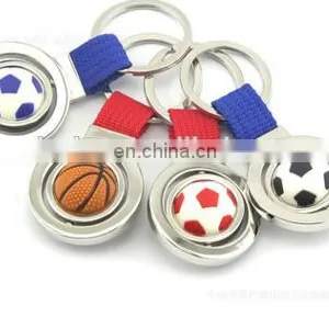Rotatable Football Landyard Key Chains Football Keychains Wholesale From Direct Manufacturer Football Game Souvenir Gifts thumbnail-1
