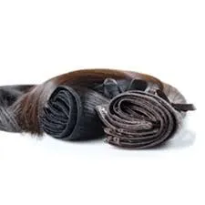 12 Inch Human Hair For Double Drawn Black Women Virgin Human Hair Weave Natural Straight thumbnail-1
