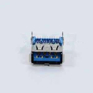 XKB Brand USB Fishing Fork Foot Blue Rubber Core USB 3.0 Female thumbnail-2