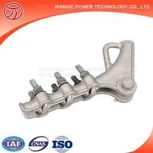 Wanxie NLL-3 Bolt Type Clamp Aluminum Alloy Strain Clamp Aluminum Wire Clamp thumbnail-1