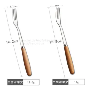 Wholesale Wooden Handle Cutlery Set Spoon Fork Knife in Flatware Set thumbnail-4