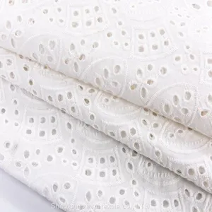 Border Embroidery Lace Cotton Embroidered Fabric Voile thumbnail-3