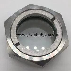 High Pressure Stainless Steel 316L Oil Level Sight Glass Male Npt Thread 1/4 Inch 2 Inch thumbnail-1