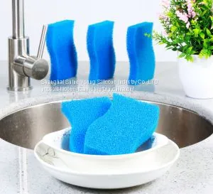 Multipurpose Kitchen Sponge Breathable Reticulated Silica Gel Sponge thumbnail-4