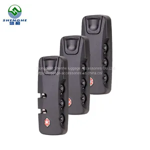 Custom Bag Parts Accessories Plastic Password 3 Digit Luggage Digital Combination Lock thumbnail-4