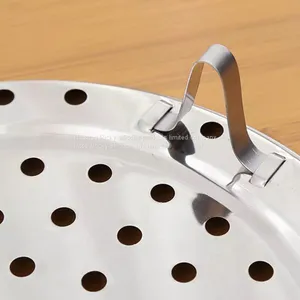 1 Pcs Multifunction Durable Steamer Rack Stainless Steel Pot Steaming Tray Stand Steamer Shelf Cookware Kitchen Accessories thumbnail-5