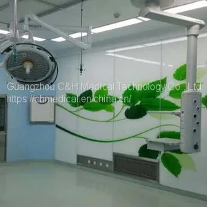 Prefabricated Electrolytic Steel Sheet Material Wall and Ceiling Panels Hospital Clean Operating Rooms thumbnail-1