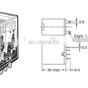 Miniature Solid Relay Time MY2N-D2 DC24V thumbnail-4