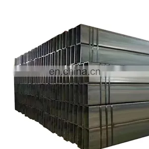 Construction Structure Square Rectangular Black Steel Pipes ERW Tubes thumbnail-2