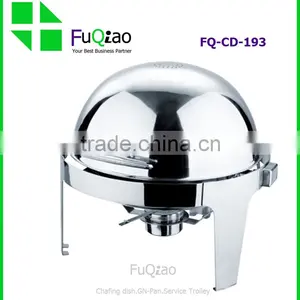 Stainless Steel Cookwares Catering Tray Round Buffet Servers Buffet Chafing Dish thumbnail-4