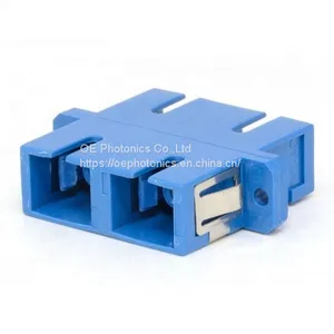 Cheap SC UPC Simplex Single Mode Plastic Fiber Optic Coupler Adapter SC to SC thumbnail-1