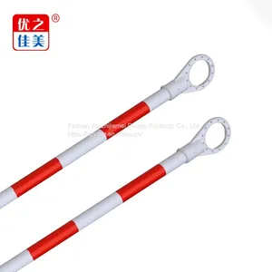 ZGYZJM High Quality PVC Traffic Safety Supplies Red and White With Reflective Film Retractable Cone Bar thumbnail-1
