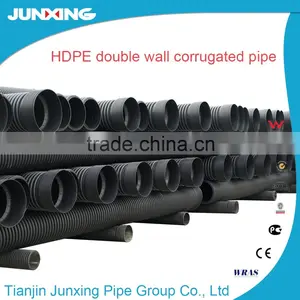 PE100 Raw Material Double Wall Smooth Interior Hdpe Culvert Pipe thumbnail-1