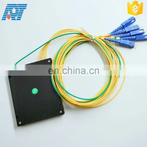 Factory Wholesale 1X2 1X4 1X8 1X16 1X32 1X64 Optical Fiber Sc Apc Upc Connector Steel Tube Type Plc Splitter thumbnail-4