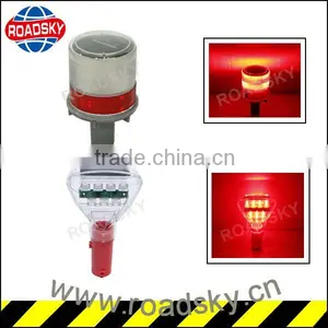Yellow Roadway Safe Solar Flashing Light For Warning thumbnail-1