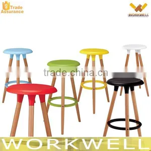 WorkWell High Plastic Stool Chair Bar Stool Chair KW-P39 thumbnail-1