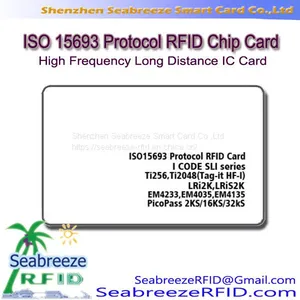 ISO 15693 Protocol RFID Chip Card, High Frequency Long Distance Smart Card thumbnail-1