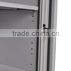 (DL-T2 ) American Standard KD Grey 5 Layer Full Height Tambour Door Lockable Metal Filing Storage Cabinets thumbnail-4