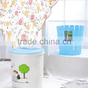10L Novelty Foot Pedal Plastic Trash Can Garbage Bin Waste Bin thumbnail-1