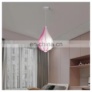 Acrylic LED Pendant Light Hanging Light Fixture Metal LED Chandelier For Living Room thumbnail-4
