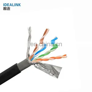 Factory PE & PVC Jacket Cat 6 Cable 4 Pairs Cat 6 Network Cable Utp Outdoor Cat6 Patch Cable Cord thumbnail-3