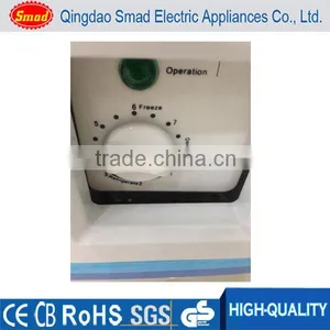 Catering Equipments Display Freezer for Supermarkets Curved Glass Door Display Freezer thumbnail-6