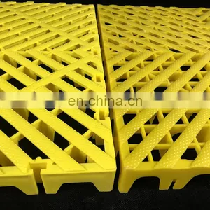 Non Slip Floor Tile Garage Removable Plastic Grille Interlocking Ground Mat Solid Cover Plate thumbnail-5